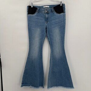 KanCan For Maurices Bell Bottom Medium Wash Stretch Jeans Women's 13/30